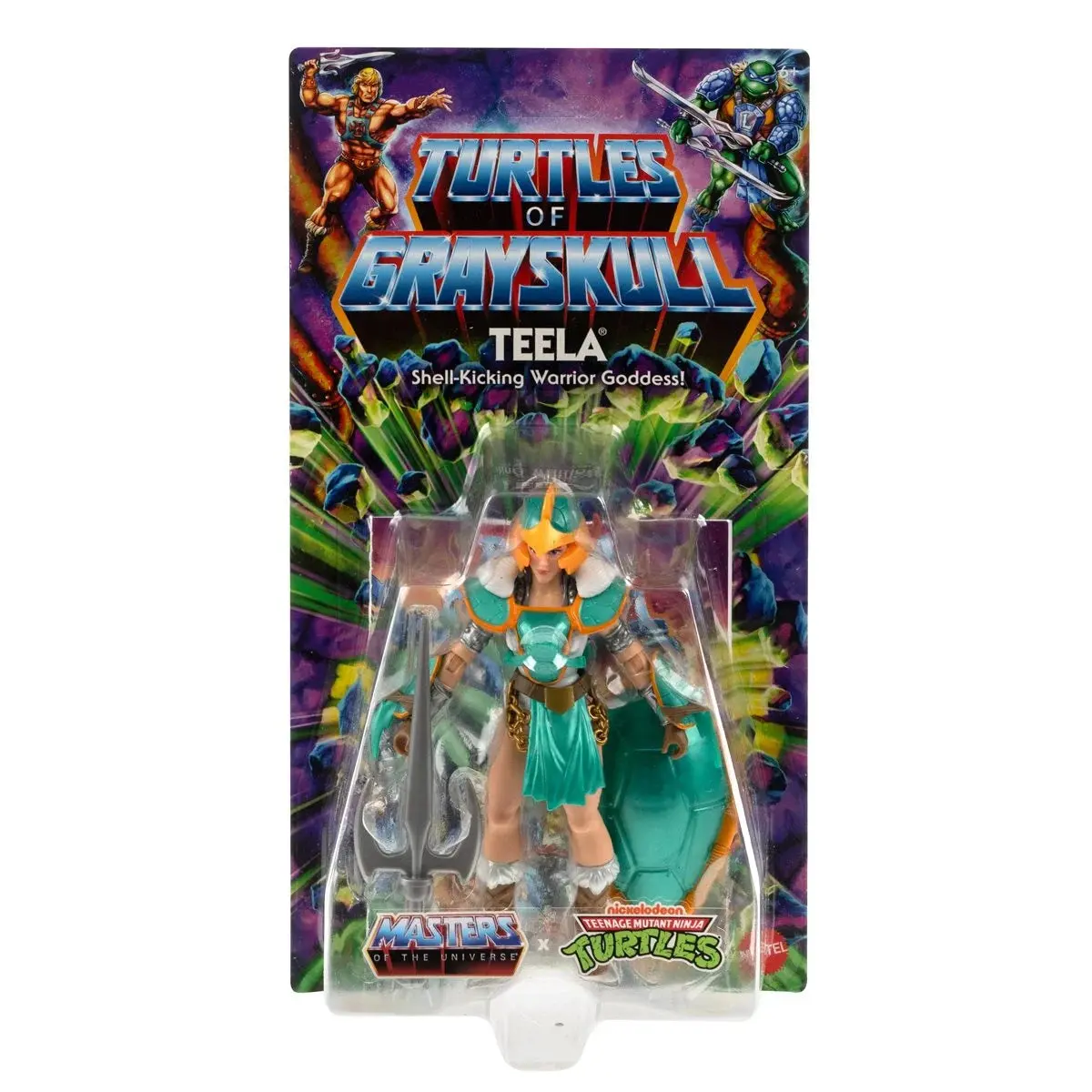 Turtles Of Grayskull (Motu V Tmnt) - Teela Action Figure (Hth15) 1