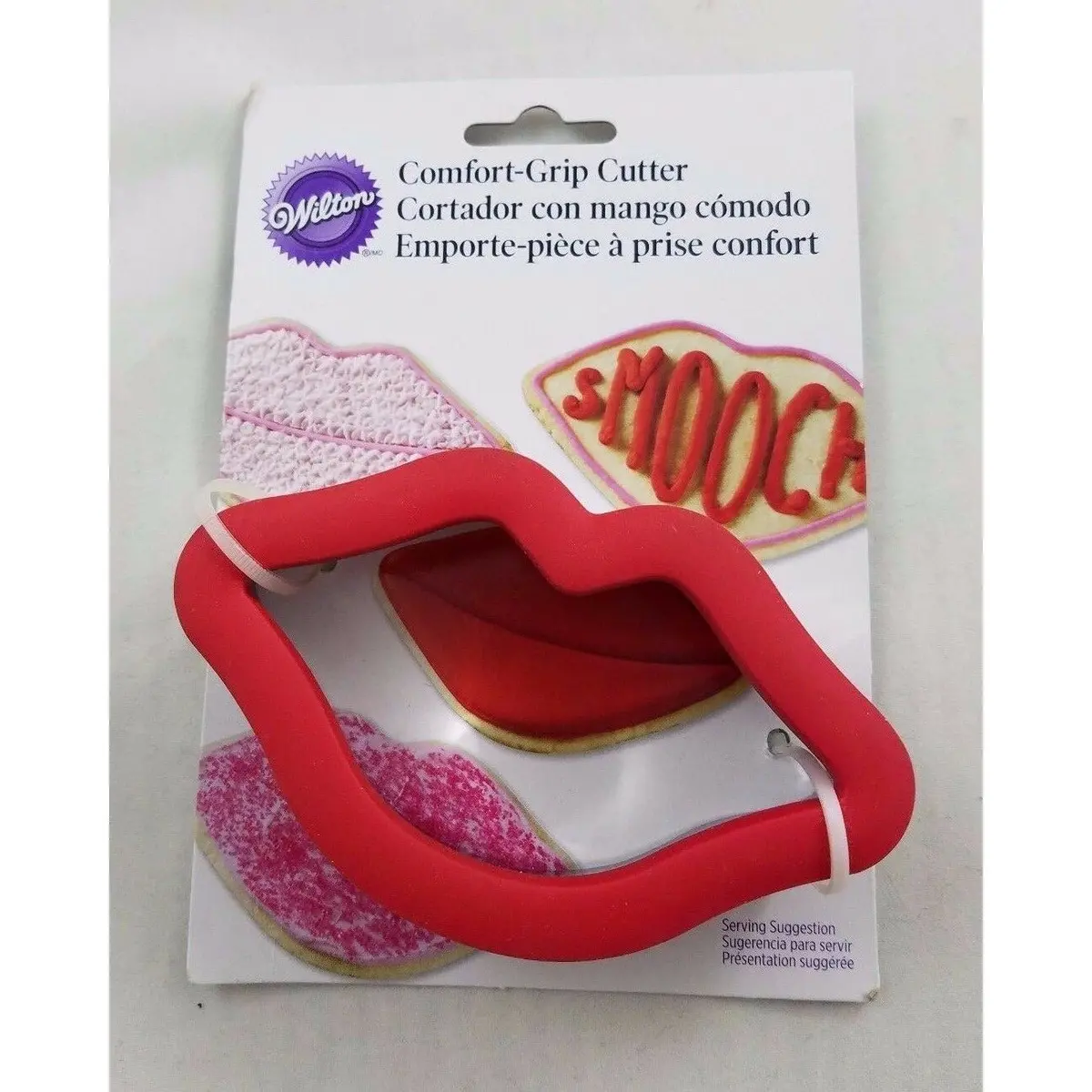 Wilton Comfort Grip Cookie Cutter Kiss Hot Lips Mouth Smooch Valentines Day New 1