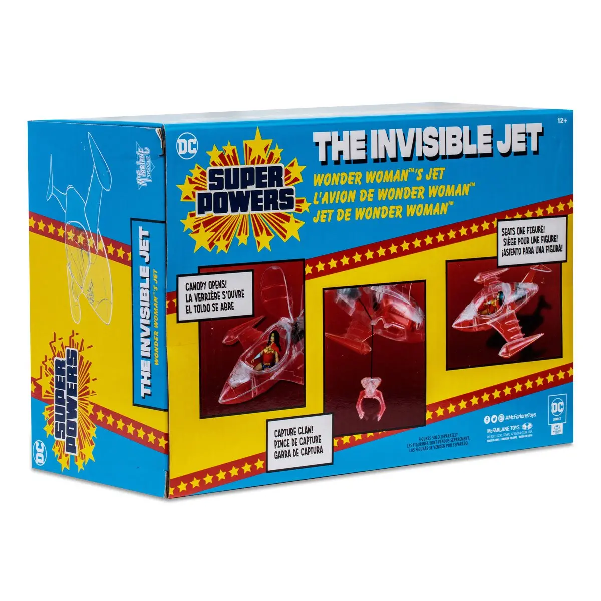 Dc Super Powers - Wonder Woman - The Invisible Jet Action Figure Vehicle (15762) Low Stock 1