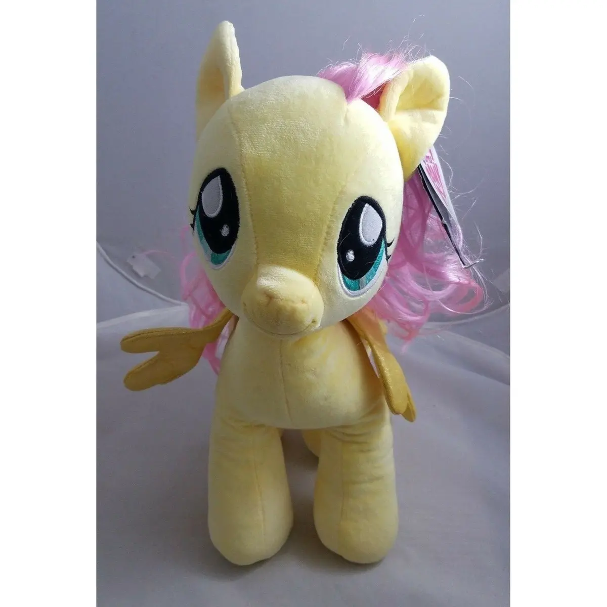 Build A Bear My Little Pony Fluttershy Stuffed Yellow Horse Babw Sound Tags Mlp 1