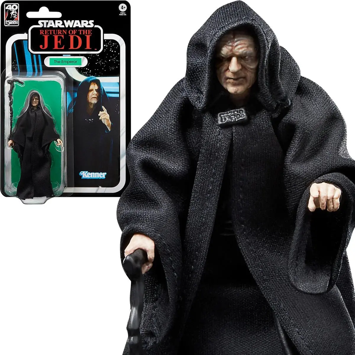 Kenner Star Wars: The Black Series - Return Of The Jedi 40Th: Emperor Palpatine Action Figure F7081 Low Stock 1