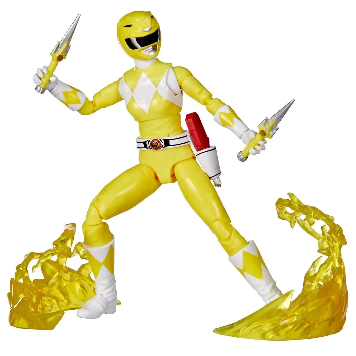 Power Rangers Lightning Collection - Remastered Mighty Morphin Yellow Ranger Action Figure (F7385) 2