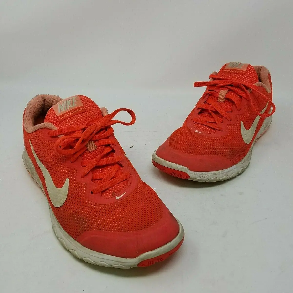 Nike Flex Experience Rn 4 Crimson Orange Running Shoes Us Women Sz 9 749178-602 1