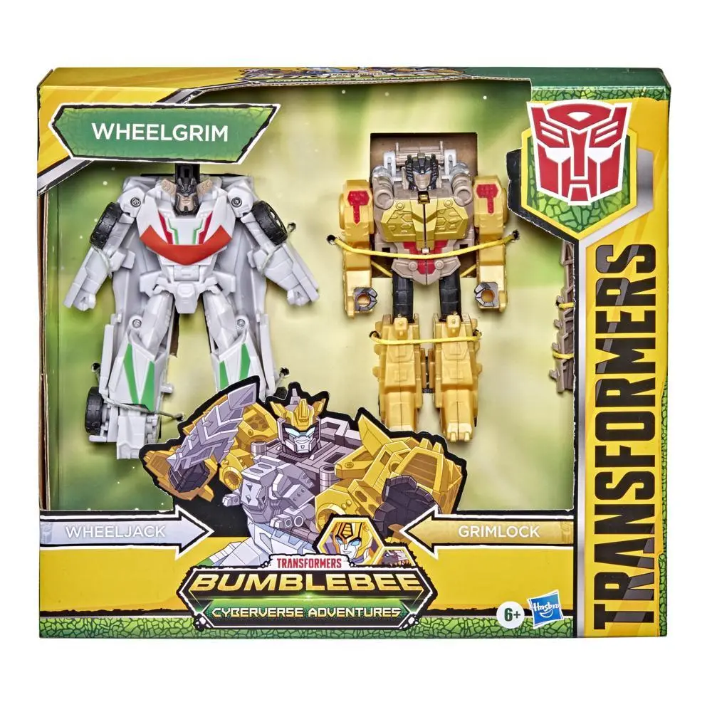 Transformers: Bumblebee Cyberverse Adventures Dino Combiner Wheelgrim (Wheeljack & Grimlock) (F2735) Low Stock 1