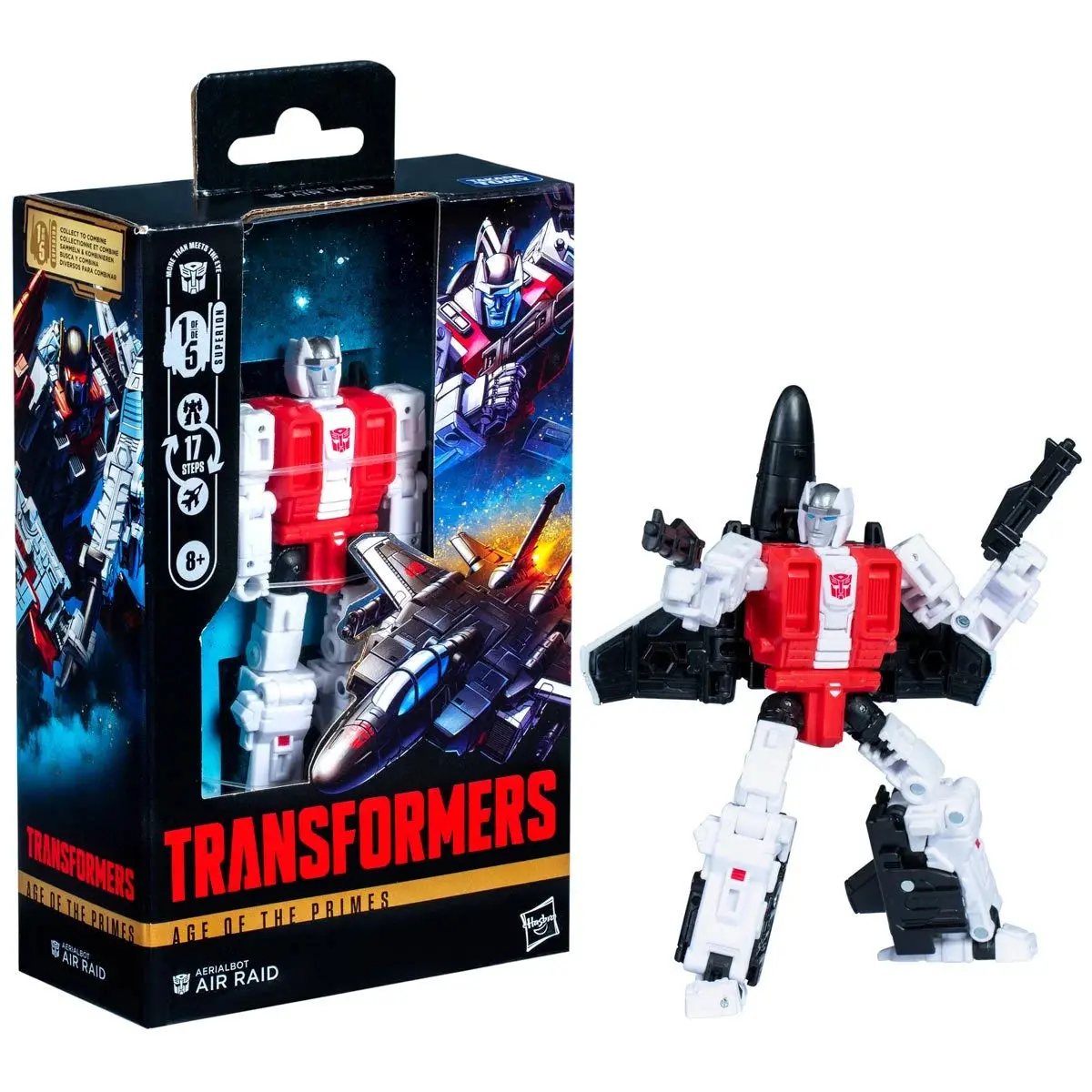 Transformers - Age Of The Primes - Deluxe Class - Aerialbot Air Raid Action Figure (G1023) 1