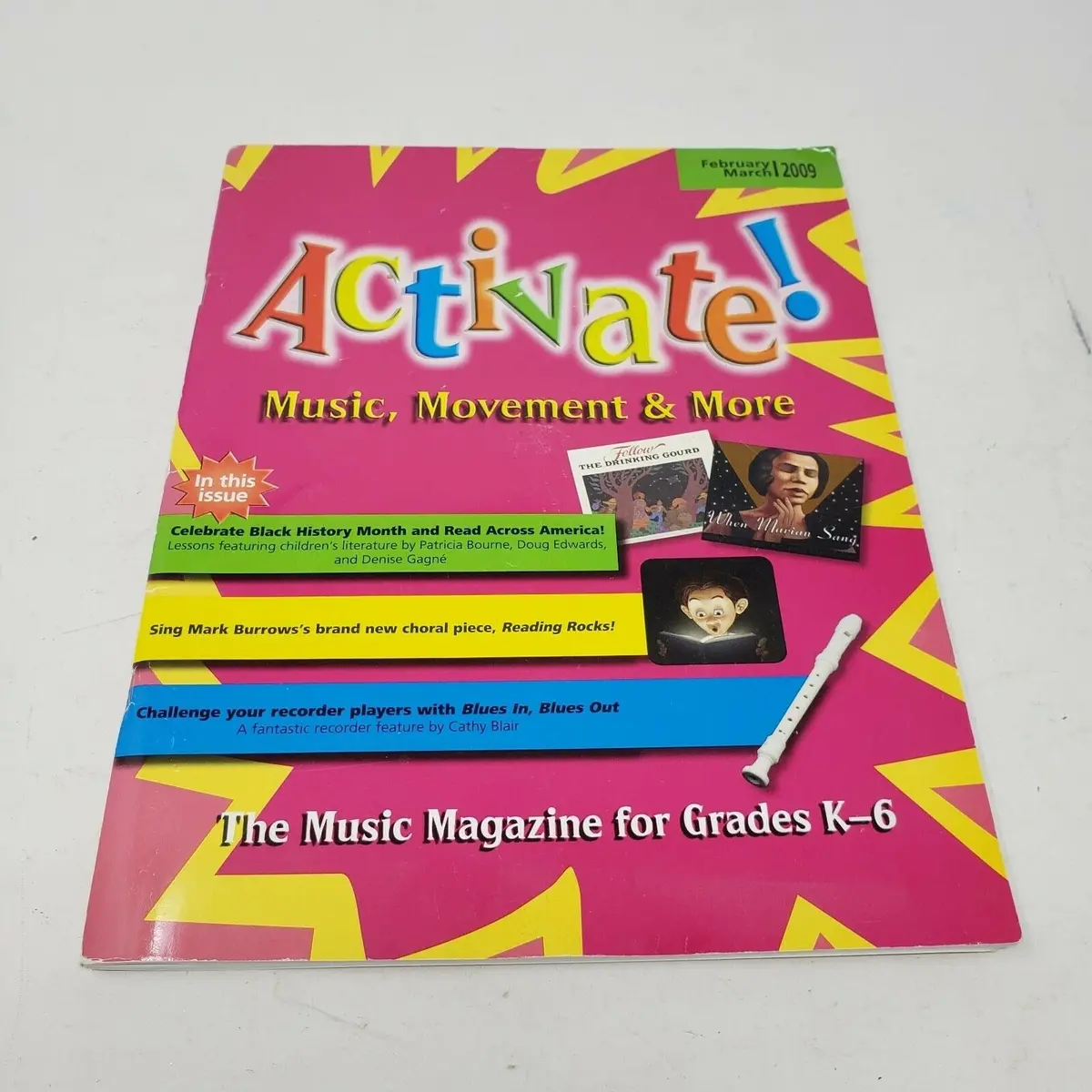 Activate! Feb/Mar 09: Music, Movement And More! Magazine Paperback Book Acting 1