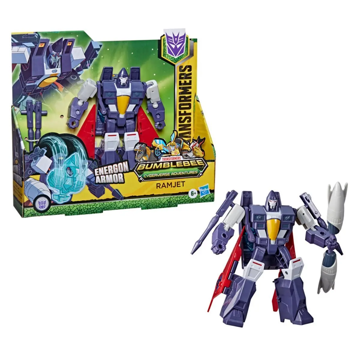 Transformers - Bumblebee Cyberverse Adventures - Ultra Class - Ramjet Action Figure (F2751) Low Stock 1