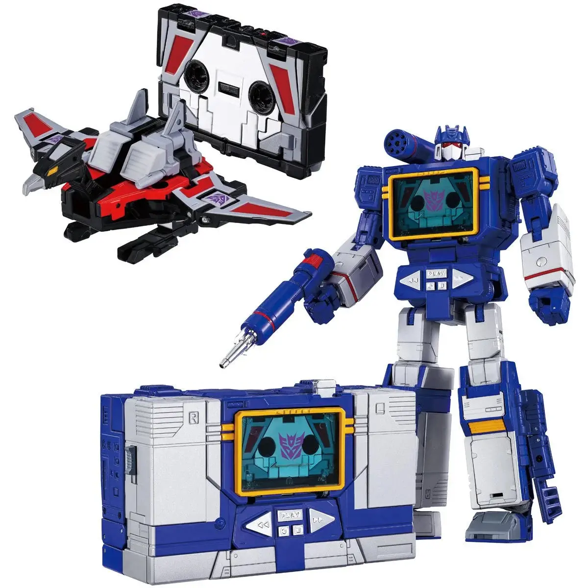 Transformers Masterpiece (Mpg-19)  Soundwave And Laserbeak Action Figures (G4408) 1