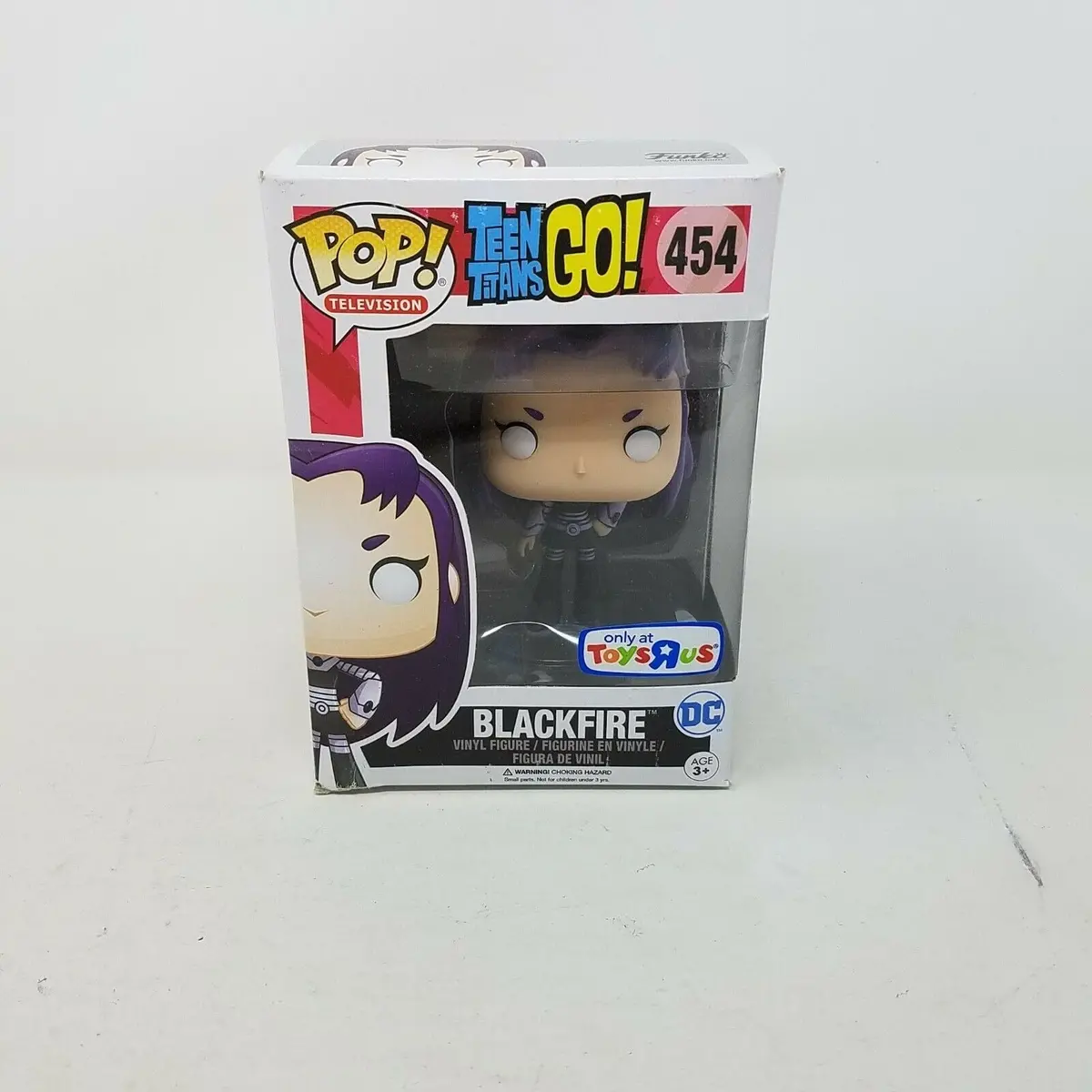 Funko Pop! Teen Titans Go Blackfire 454 Toys R' Us Exclusive Vinyl Figure Nos 1
