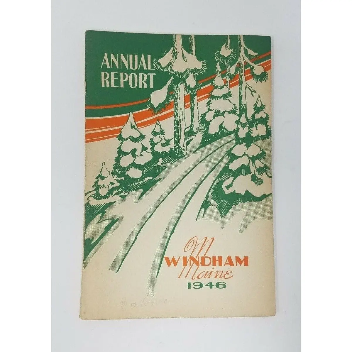 Annual Report Town Officers Of Windham Maine February 1 1946 Cumberland County 1