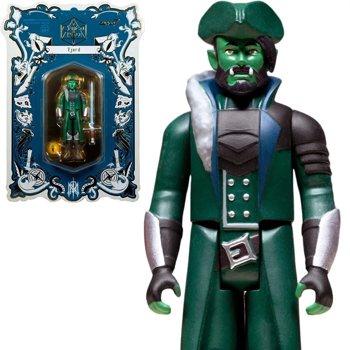 Super7 Reaction Figures - Critical Role - Wave 1 - Fjord Stone 3.75-Inch Action Figure (82342) Low Stock 1