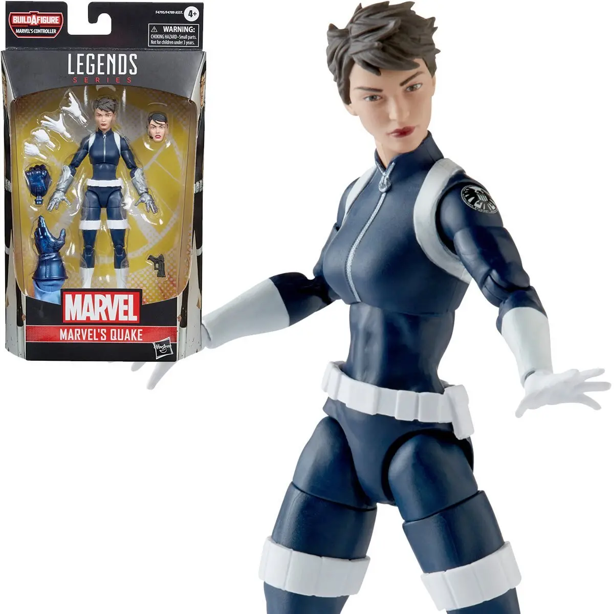 Marvel Legends Avengers Comic Series - Controller Baf - Marvel’S Quake Action Figure (F4795) Low Stock 1
