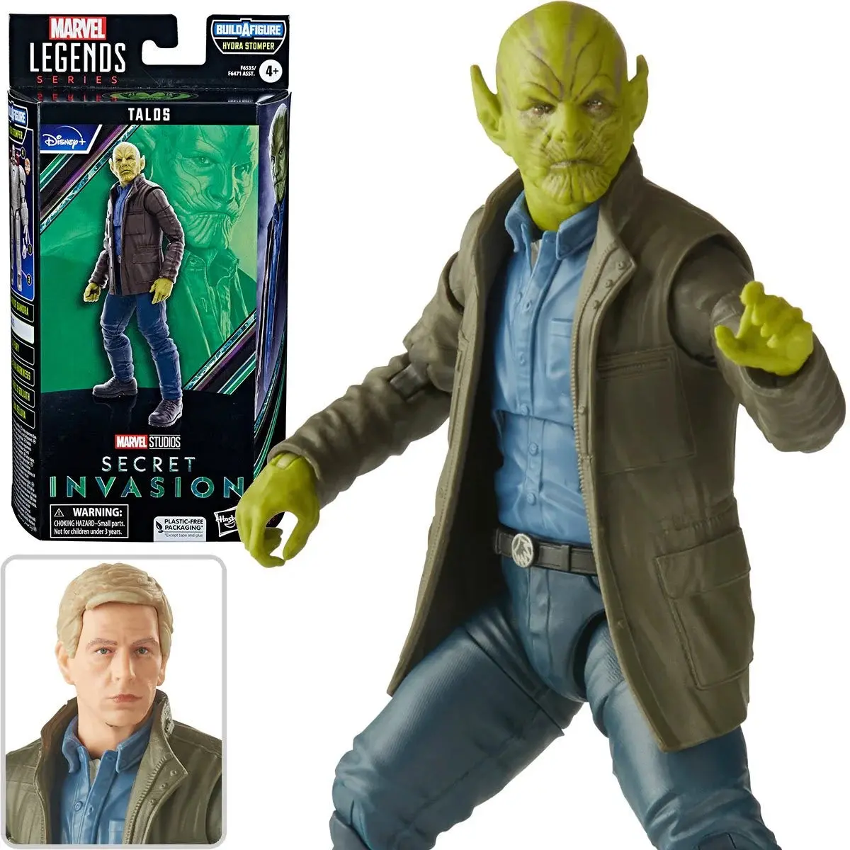 Marvel Legends Series - Hydra Stomper Baf (Disney+) - Talos Action Figure (F6535) 1