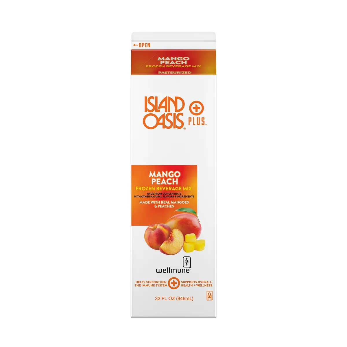 Plus Mango Peach Frozen
Beverage Mix - 12 X 32 Fl Oz 1