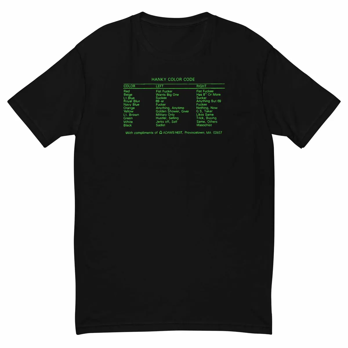 70S Gay Hanky Code T-Shirt 1