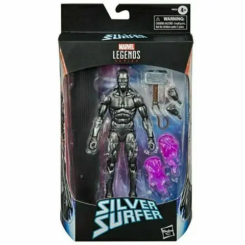 Marvel Legends - Silver Surfer: Fallen One (Obsidian Edition) Exclusive Action Figure W/Mjolnir F0222 1