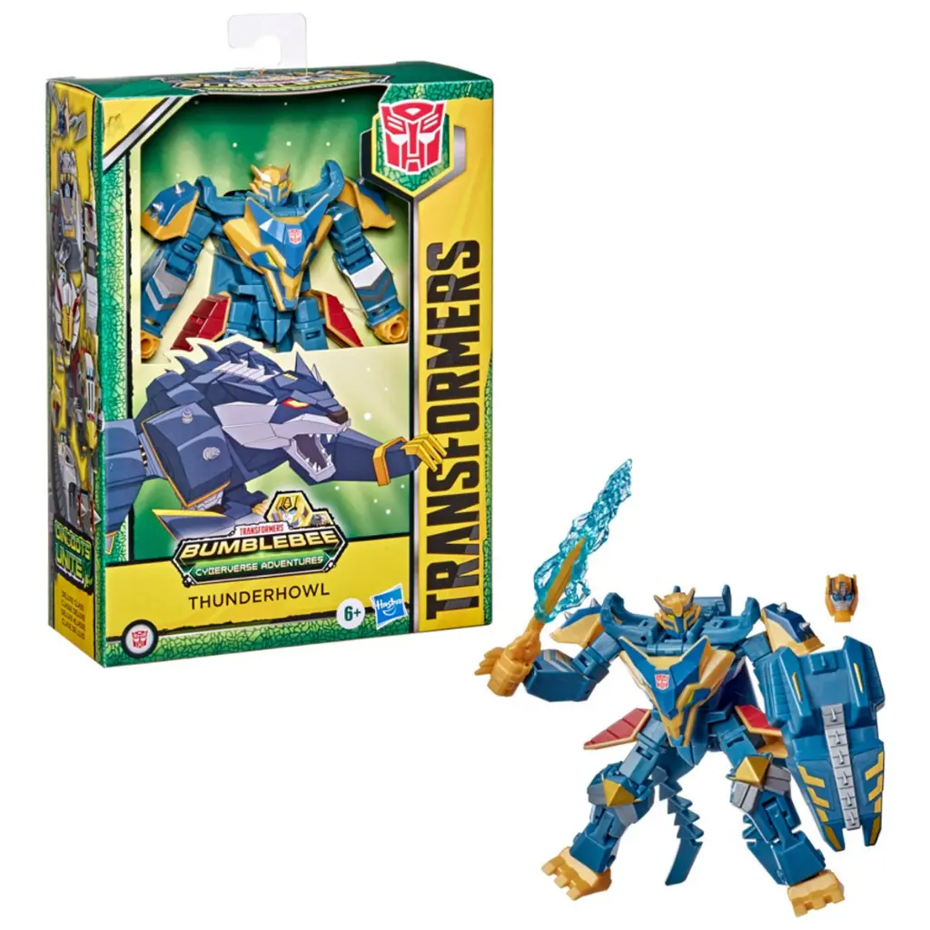 Transformers Bumblebee Cyberverse Adventures - Deluxe Thunderhowl Action Figure (E7103) Low Stock 1