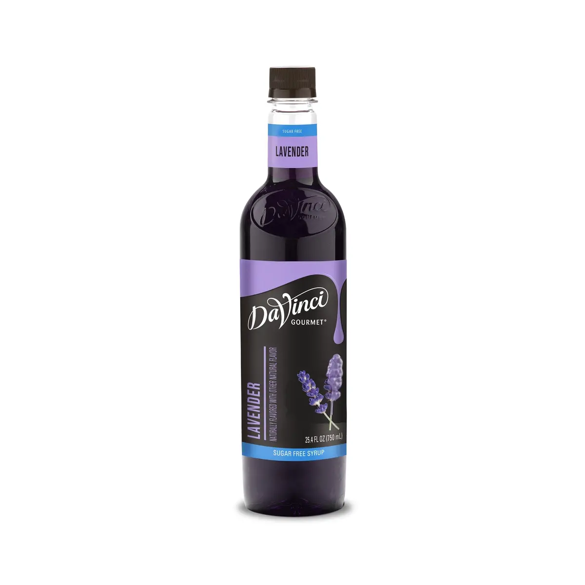 Sugar-Free Lavender Syrup - 4 X 750 Ml Plastic 1