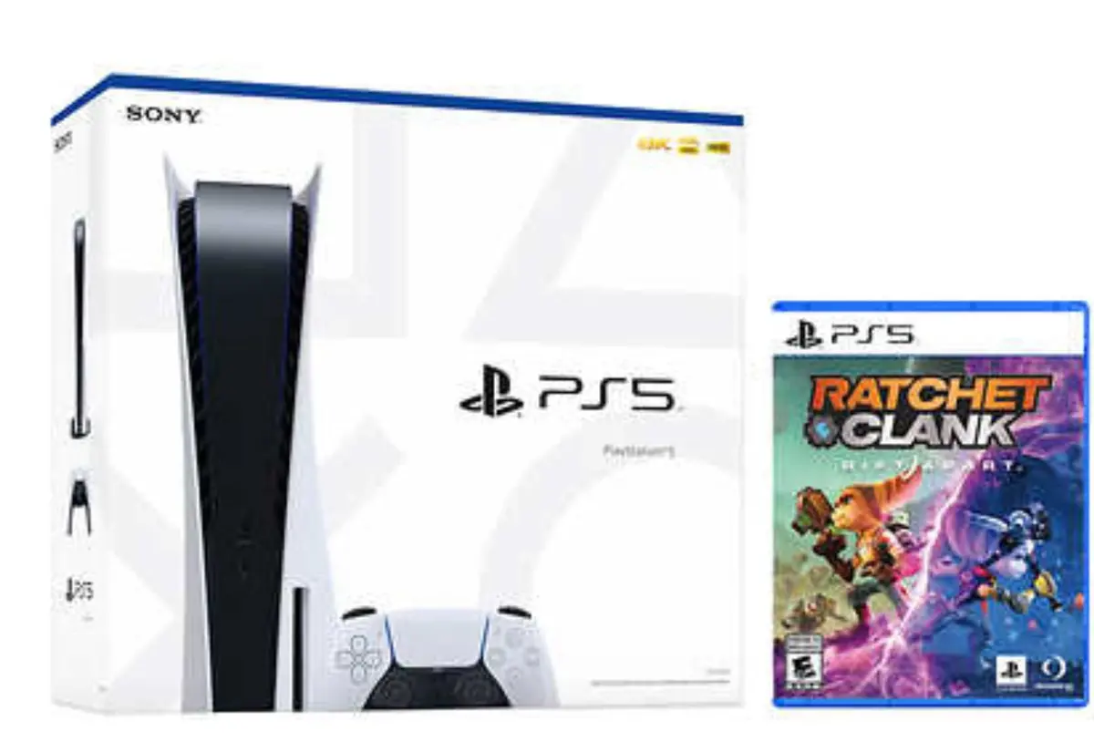 Sony Playstation 5 Disc Edition Console + Ratchet & Clank Bundle Last One! 1