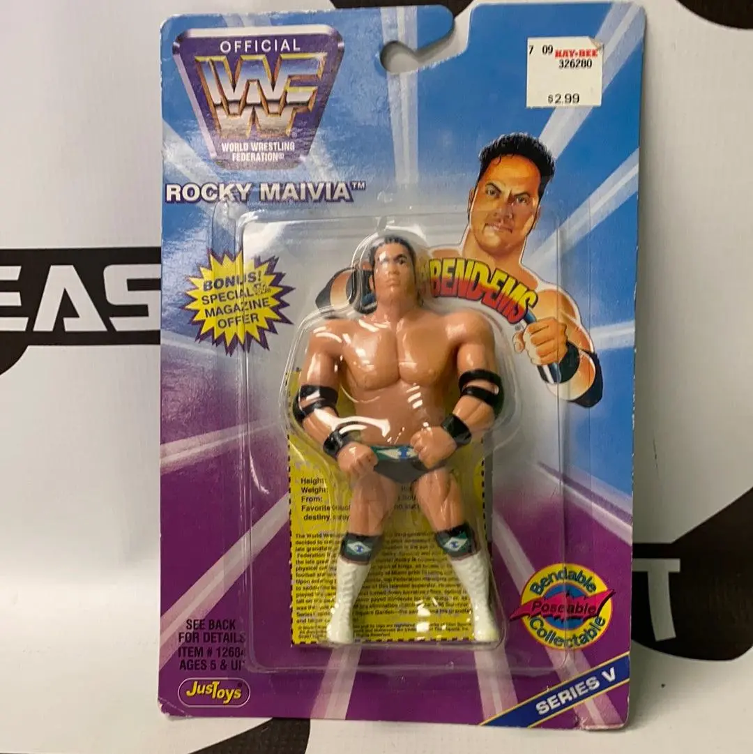 Justoys Wwf Bendems Series 5 Rocky Maivia 1