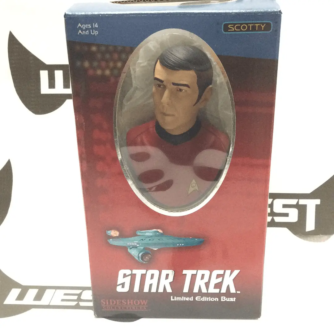 Sideshow Collectibles Star Trek Limited Edition Bust, Scotty 1095/5000 1