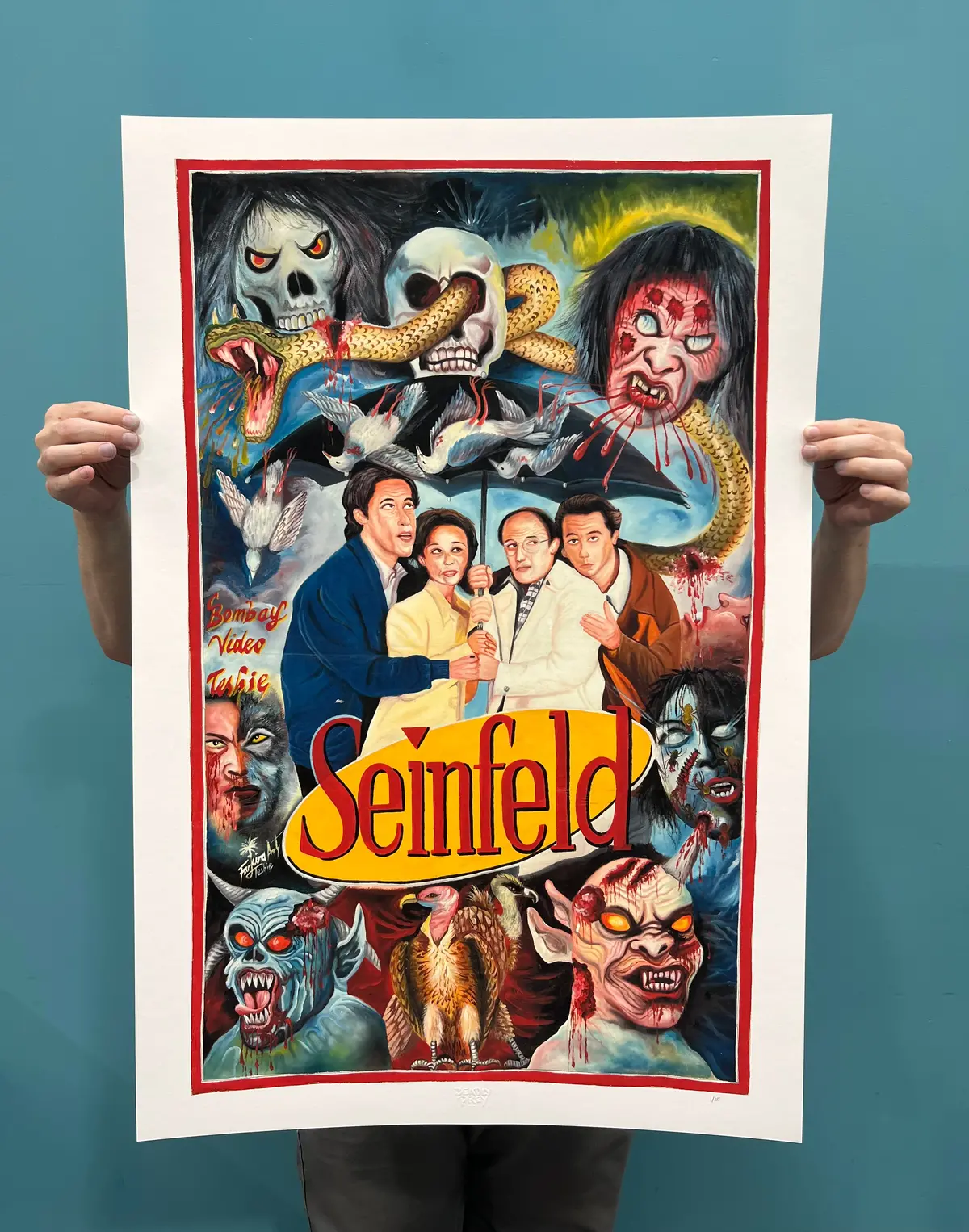 Seinfeld - Limited Edition Archival Giclée Print From Static Medium By Farkira 1