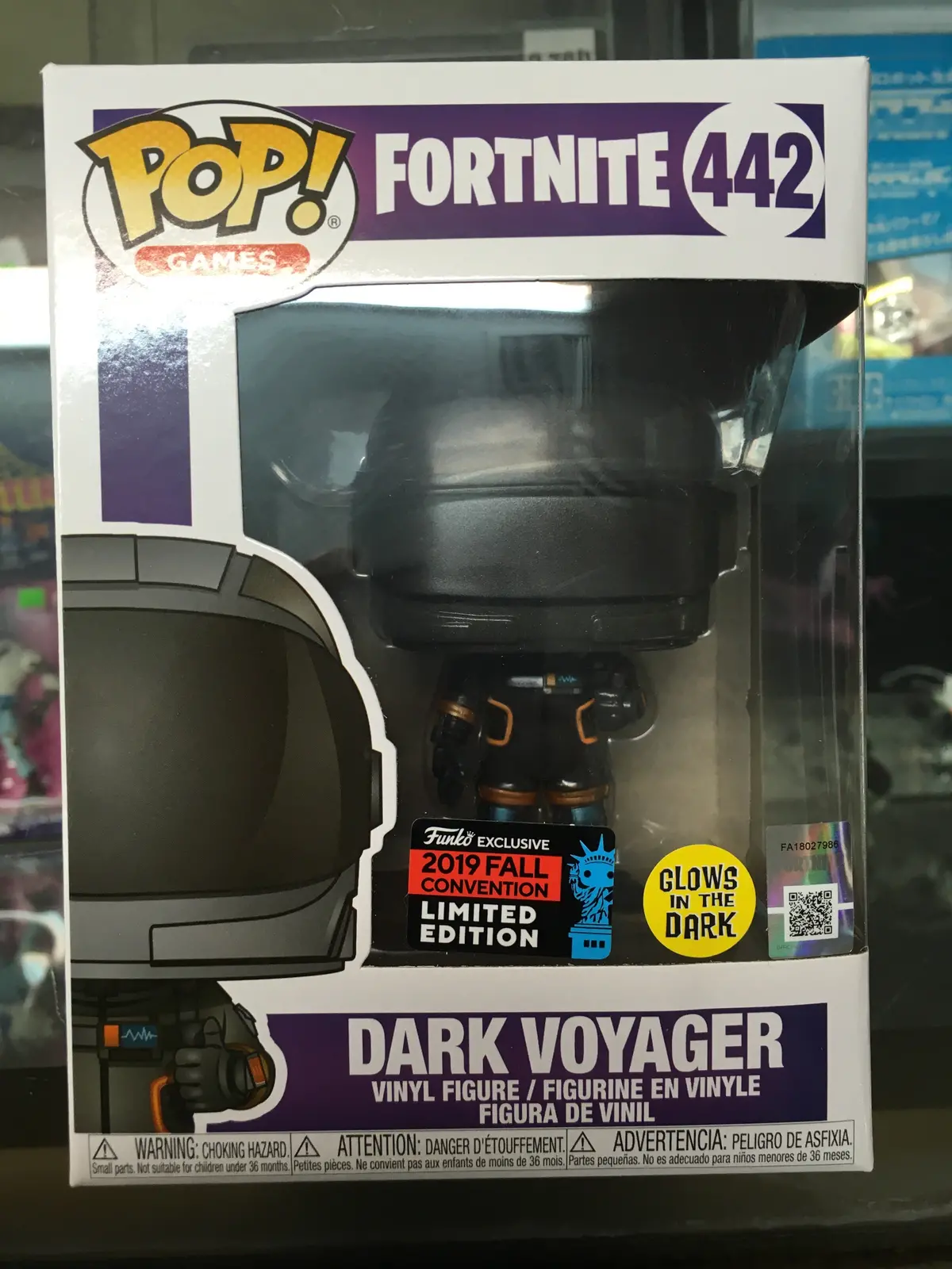Funko Pop! Games Fortnite Dark Voyager #442 Exclusive 1