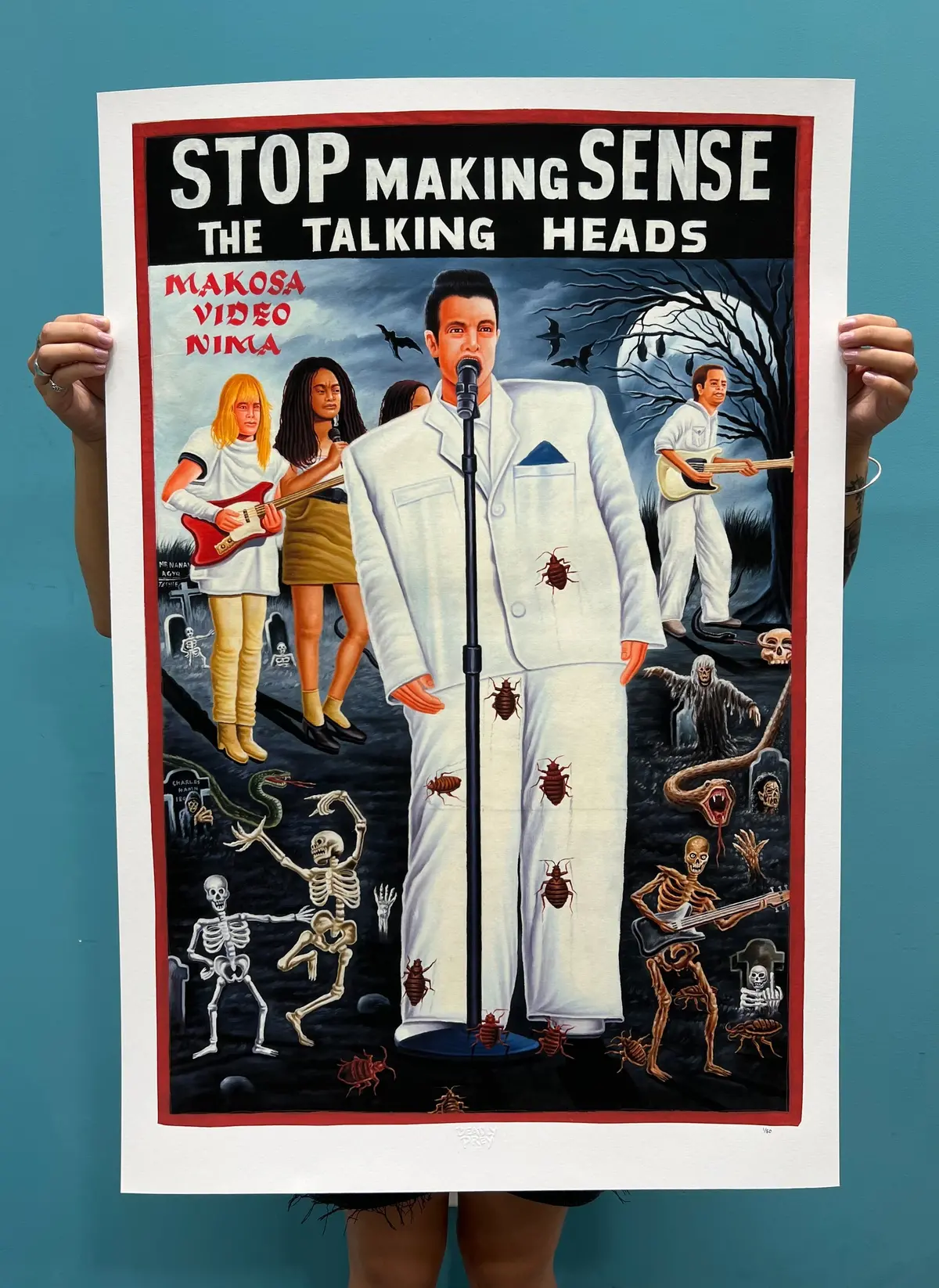 Stop Making Sense - Archival Giclée Print From Static Medium By Mr. Nana Agyq (Artist’S Proof) 1