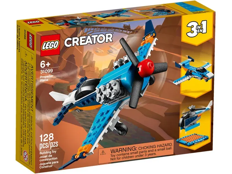 Lego Creator 3-In-1 - Propeller Plane (31099) Building Toy Last One! 1