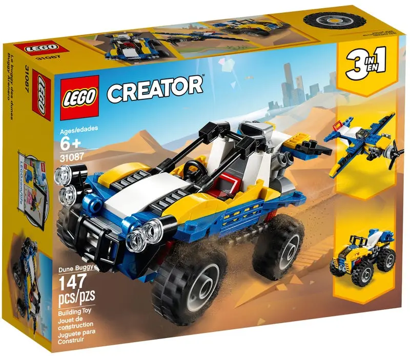 Lego Creator 3-In-1 - Dune Buggy (31087) Retired Building Toy Low Stock 1