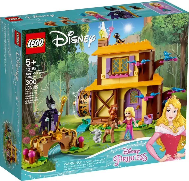 Lego Disney - Aurora's Forest Cottage (43188) Building Toy Low Stock 1