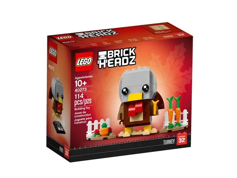 Lego Brickheadz - Thanksgiving Turkey (With Garden Scene) Building Toy Set (40273) Low Stock 1