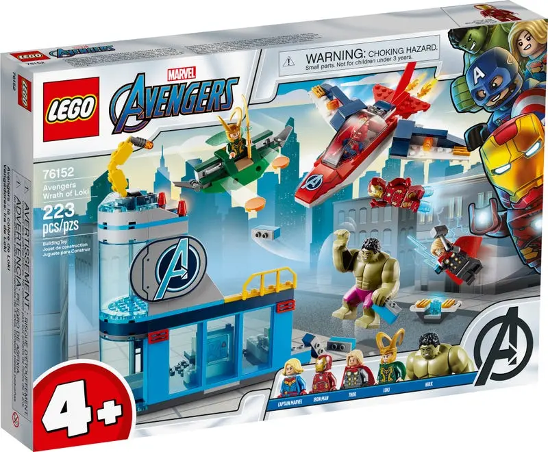 Lego Marvel Avengers - Avengers Wrath Of Loki (76152) Retired Building Toy Low Stock 1