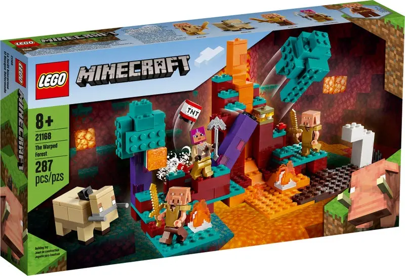 Lego Minecraft - The Warped Forest (21168) Retired Building Toy Low Stock 1