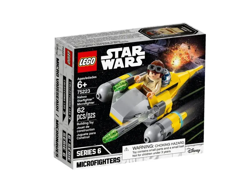 Lego Star Wars - Microfighters - Naboo Starfighter Microfighter (75223) Retired Building Toy Last One! 1