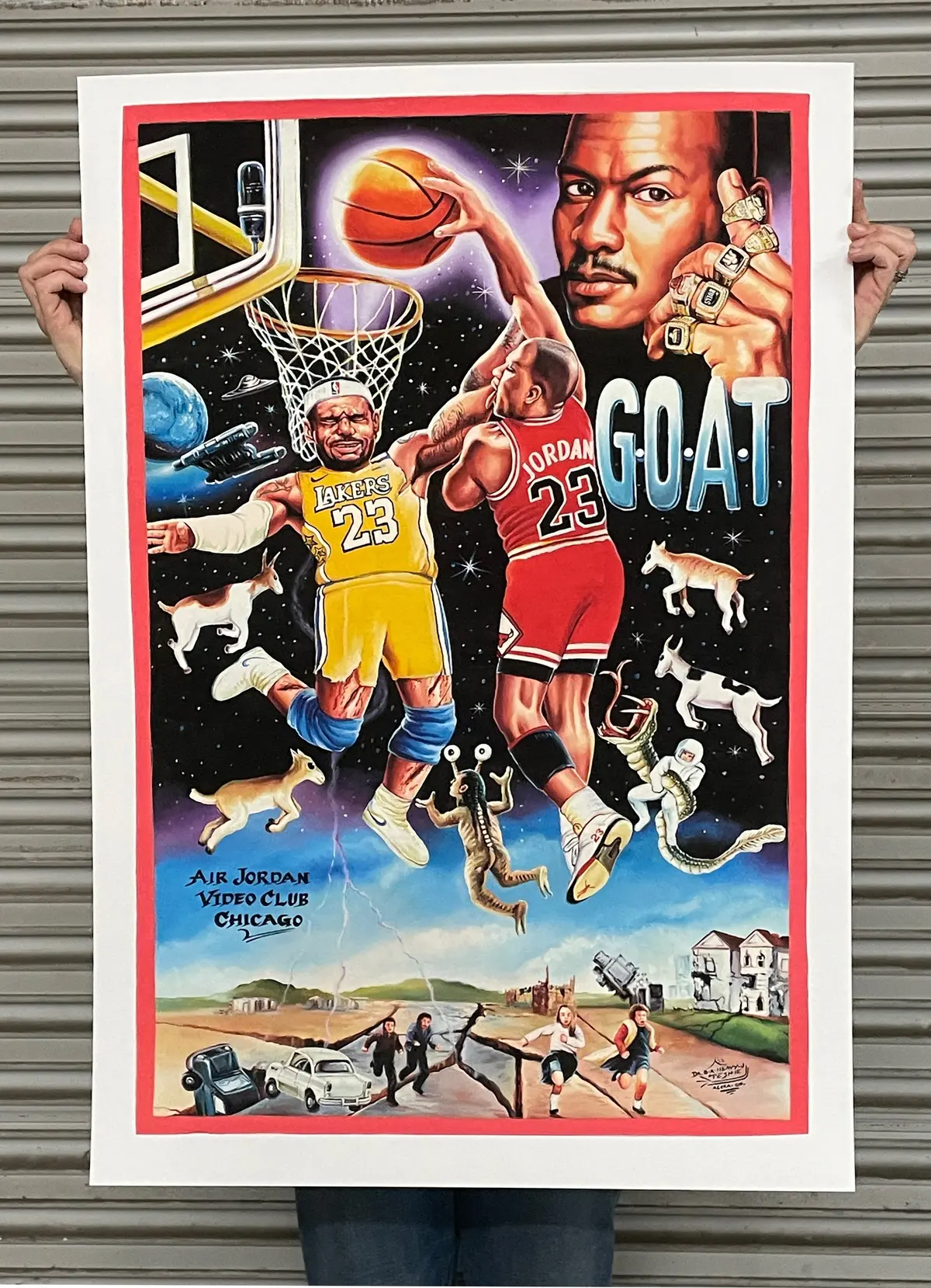 Goat - Archival Giclée Print From Static Medium By Heavy J (Artist’S Proof) 1