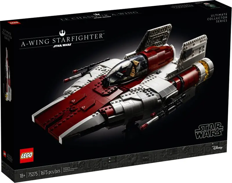 Lego Star Wars - A-Wing Star Fighter (75275) Retired Building Toy Last One! 1