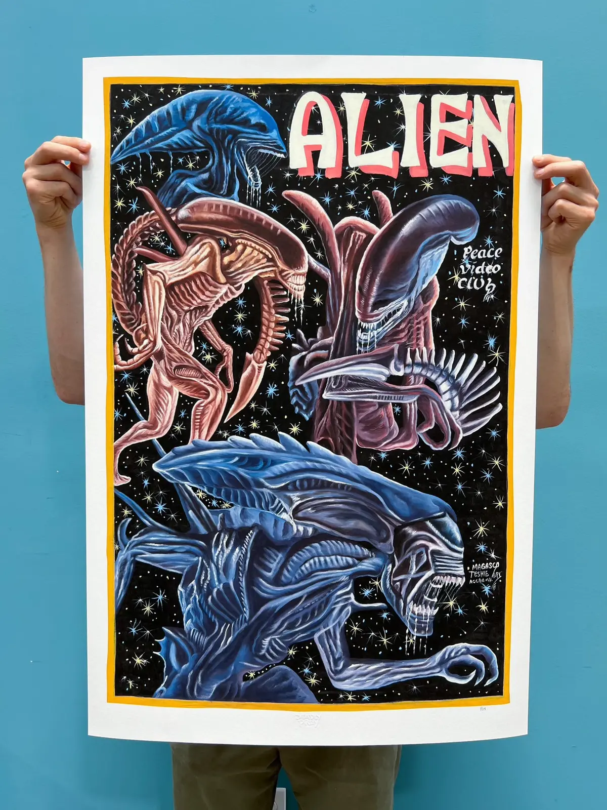 Alien - Archival Giclée Print From Static Medium By Magasco (Artist’S Proof) 1