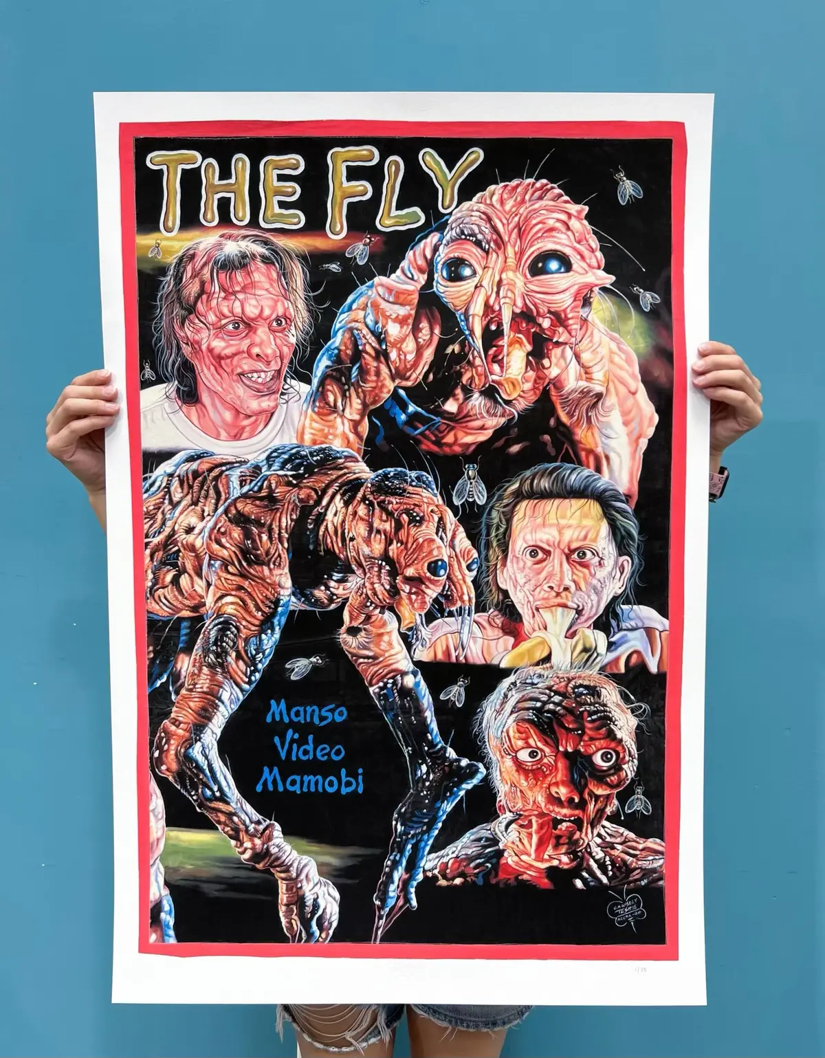 The Fly - Limited Edition Archival Giclée Print From Static Medium By C.A. Wisely 1