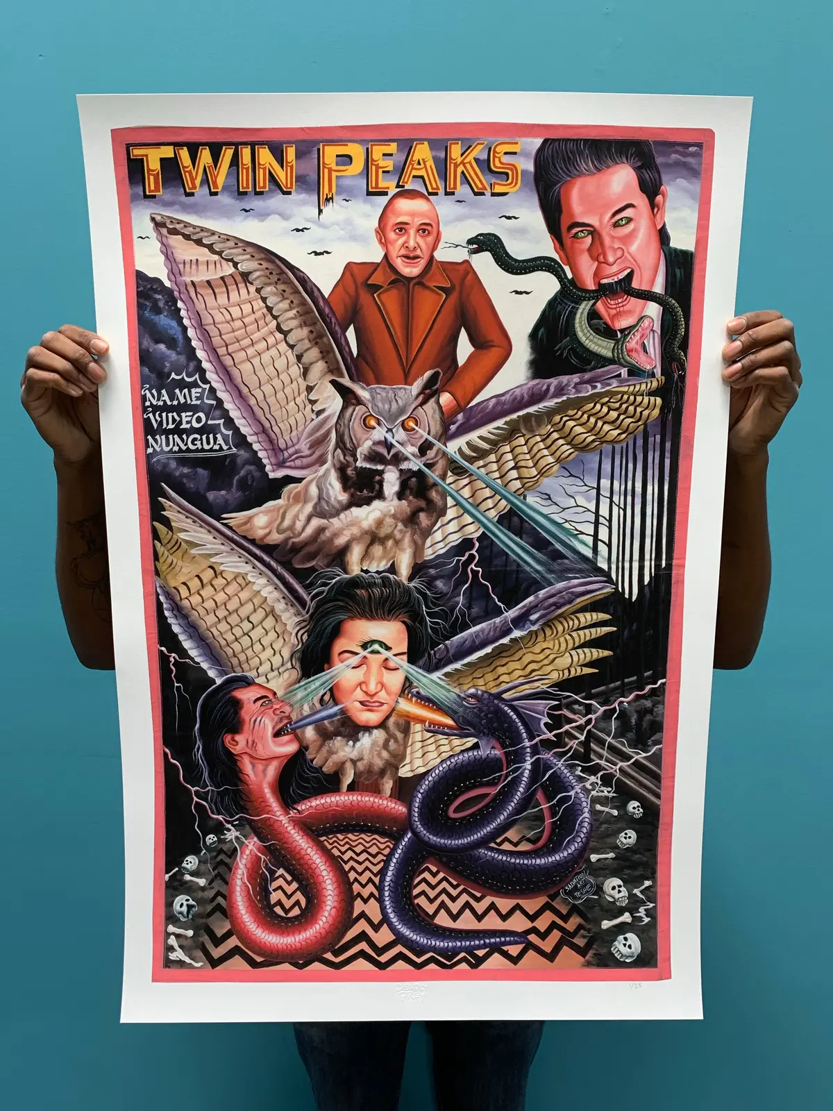 Twin Peaks - Archival Giclée Print From Static Medium By Salvation (Artist’S Proof) 1