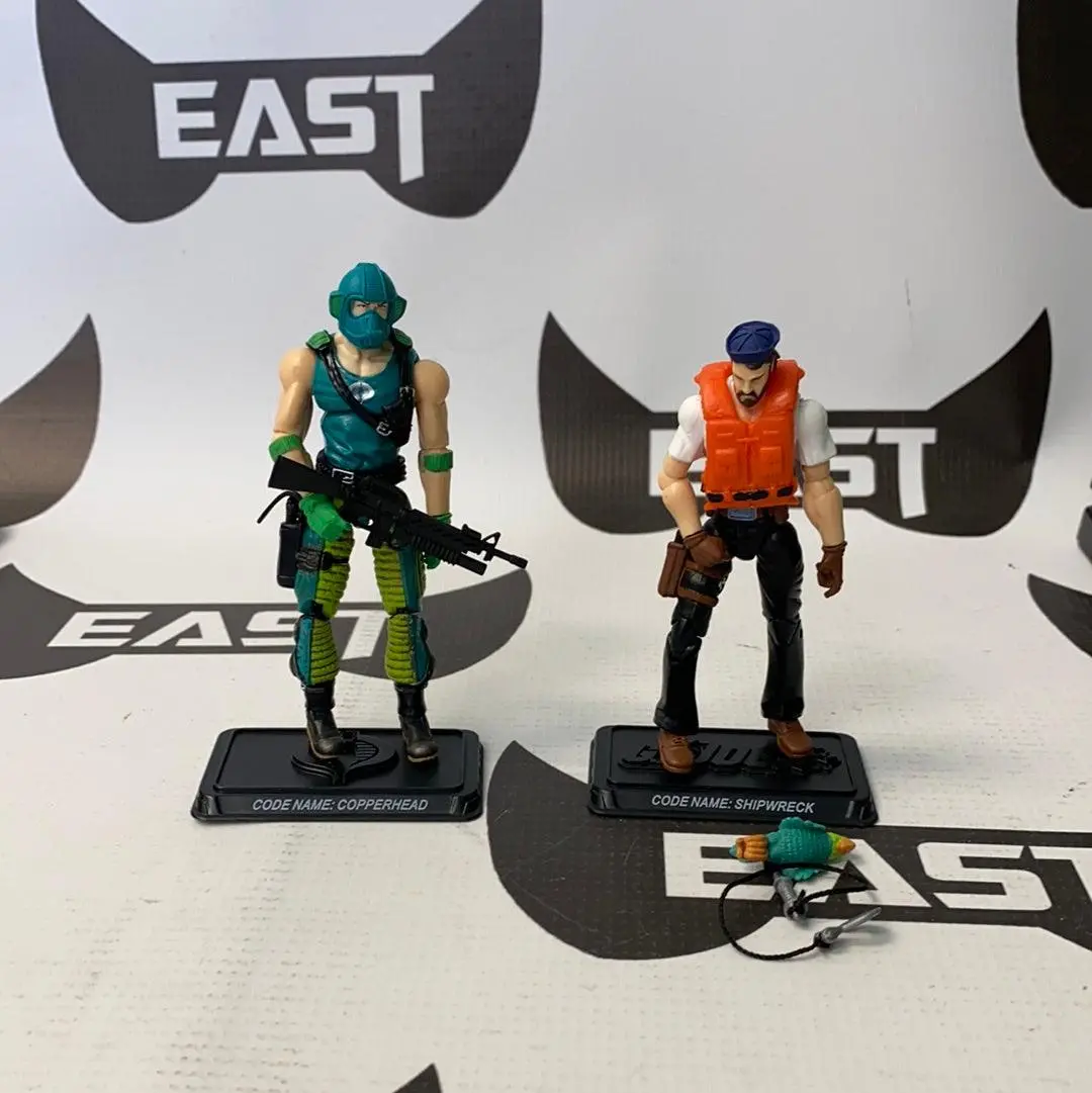 Hasbro Gi Joe 25Th Anniversary 2 Pack Copperhead And Shipwreck 1