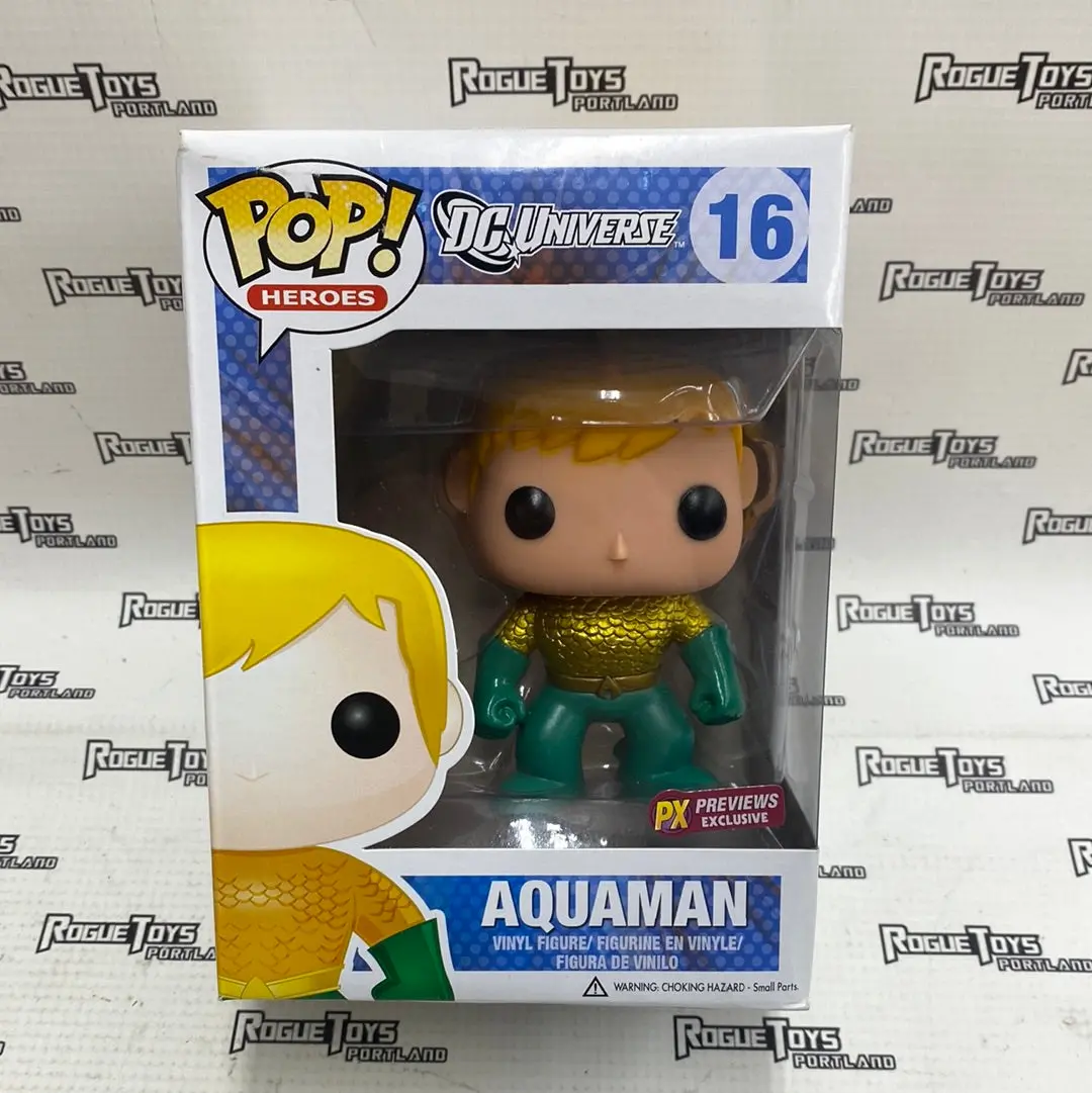 Funko Pop! Heroes Dc Universe Aquaman #16 Px Exclusive 1