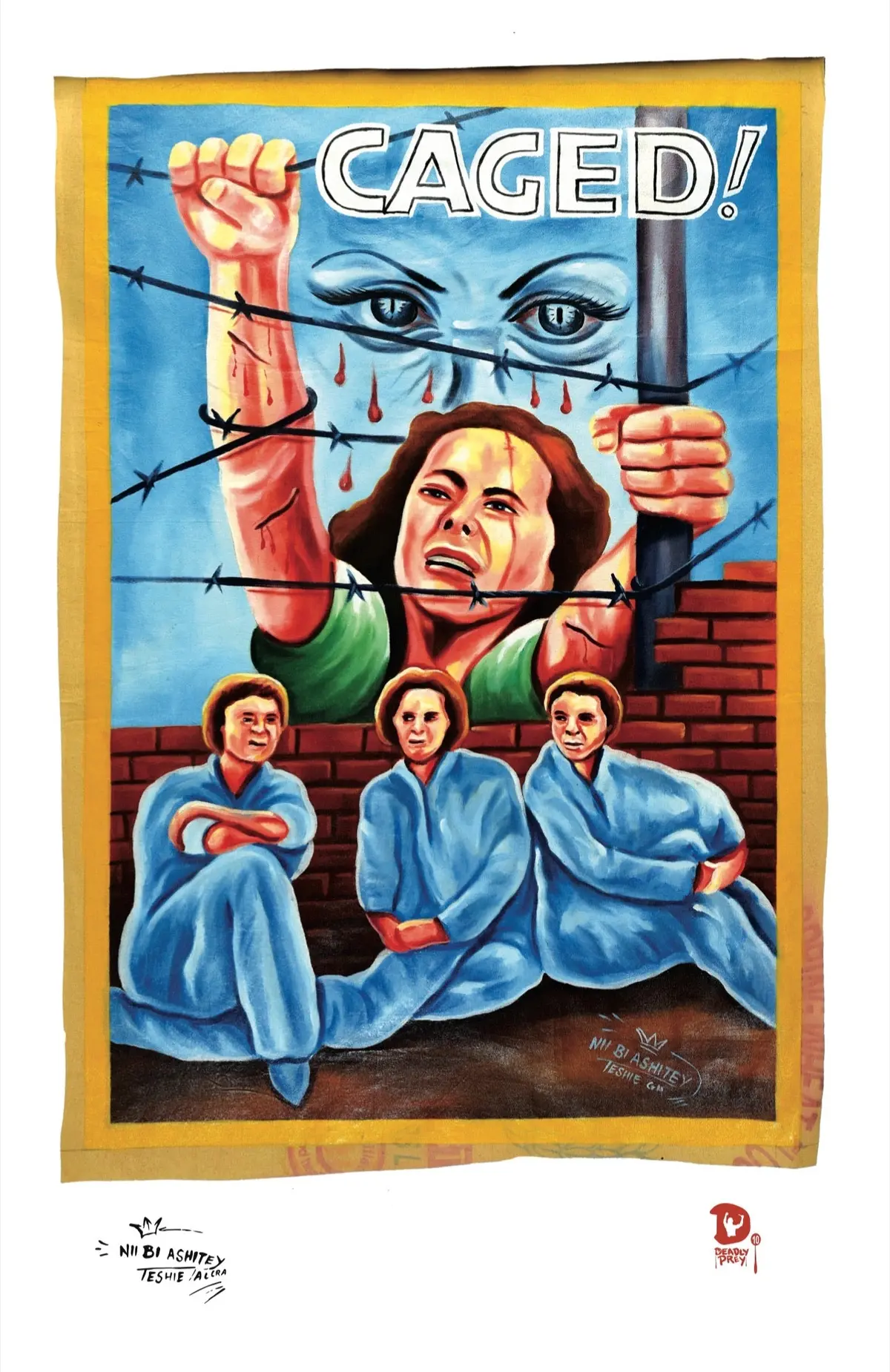 Caged (High Quality Print) - Nii Bi Ashitey 1