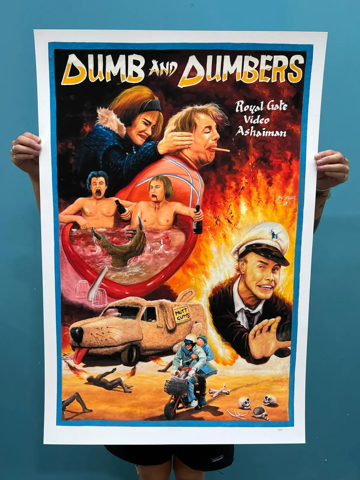 Dumb And Dumber - Limited Edition Archival Giclée Print From Static Medium By Stoger 1