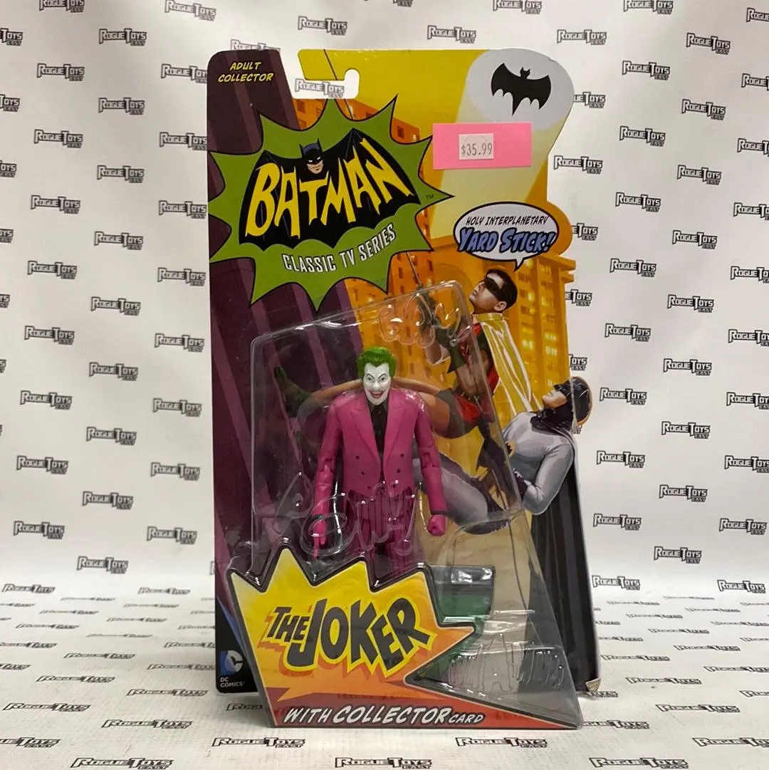 Mattel 2013 Batman Classic Tv Series The Joker W/ Collector Card 1