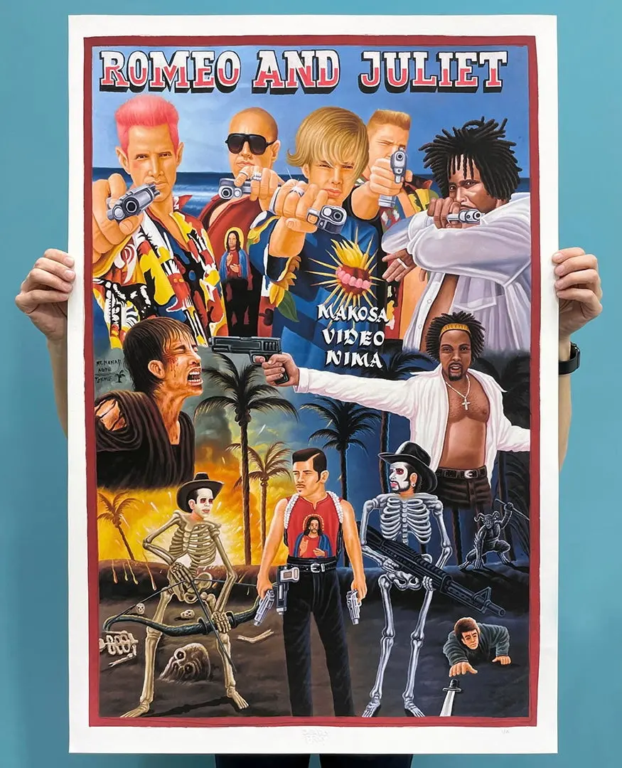 Romeo And Juliet - Limited Edition Archival Giclée Print From Static Medium By Mr. Nana Agyq 1