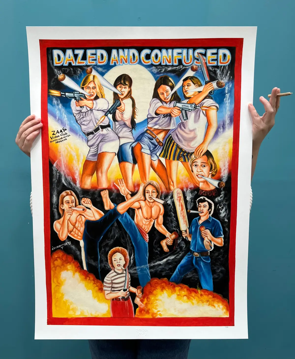 Dazed And Confused - Limited Edition Archival Giclée Print From Static Medium By Leonardo 1