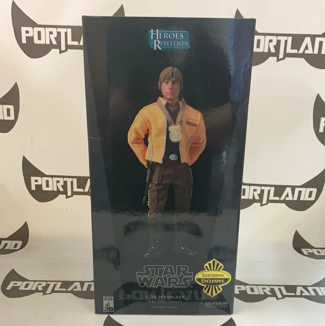 Sideshow Collectables Star Wars Luke Skywalker Hero Of Yavin Iv 1/6 Scale Figure 2007 1