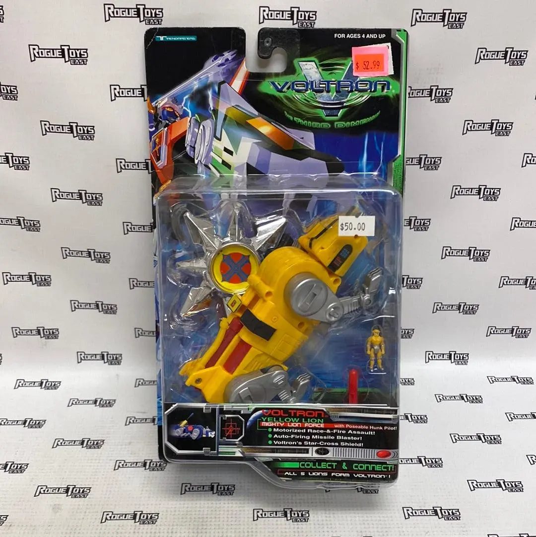 Trendmasters Voltron The Third Dimension Yellow Lion 1