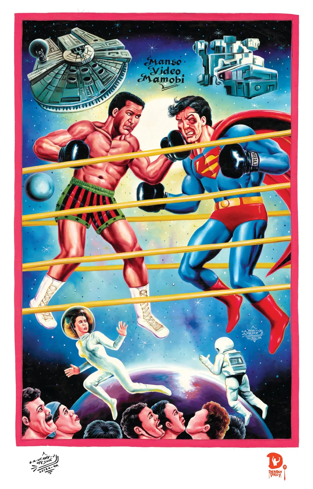 Untitled Muhammad Ali Vs. Superman (High Quality Print) - Heavy J 1